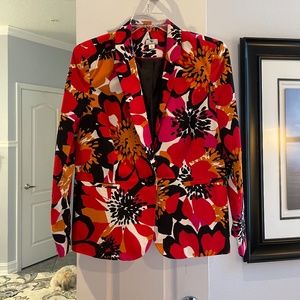 Floral blazer